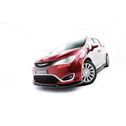 Maxton - Lame Du Pare-Chocs Avant Chrysler Pacifica Mk2 Noir Brillant