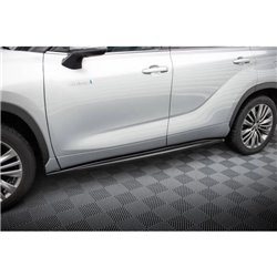 Maxton - Rajouts Des Bas De Caisse Toyota Highlander Mk4 Noir Brillant