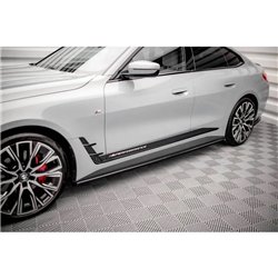 Maxton - Rajouts Des Bas De Caisse V.2 BMW i4 M-Pack G26 Noir Brillant