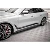 Maxton - Rajouts Des Bas De Caisse V.2 BMW i4 M-Pack G26 Noir Brillant