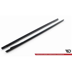 Maxton - Rajouts Des Bas De Caisse V.2 BMW i4 M-Pack G26 Noir Brillant