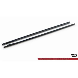 Maxton - Rajouts Des Bas De Caisse V.2 BMW i4 M-Pack G26 Noir Brillant