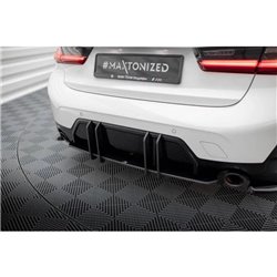 Maxton - Street Pro Central Diffuseur Arriere BMW 3 M-Pack G20 / G21 Facelift Rouge