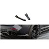 Maxton - Lames De Pare-Chocs Arrière Latérales BMW X3 M-Pack G01 Facelift Noir Brillant