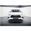 Maxton - Lame Du Pare-Chocs Avant V.1 Toyota Highlander Mk4 Noir Brillant
