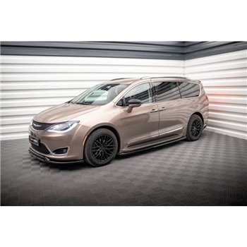 Maxton - Rajouts Des Bas De Caisse V.1 Chrysler Pacifica Mk2 Noir Brillant