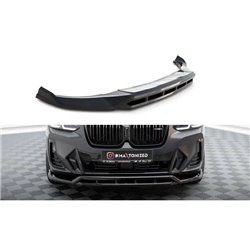 Maxton - Lame Du Pare-Chocs Avant BMW X3 M-Pack G01 Facelift / iX3 M-Pack G08 Facelift Noir Brillant
