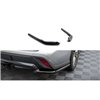 Maxton - Lames De Pare-Chocs Arrière Latérales Toyota Highlander Mk4 Noir Brillant
