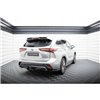 Maxton - Lames De Pare-Chocs Arrière Latérales Toyota Highlander Mk4 Noir Brillant