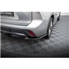 Maxton - Lames De Pare-Chocs Arrière Latérales Toyota Highlander Mk4 Noir Brillant
