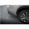 Maxton - Lames De Pare-Chocs Arrière Latérales Toyota Highlander Mk4 Noir Brillant