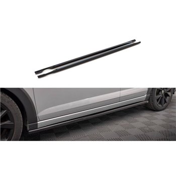 Maxton - Rajouts Des Bas De Caisse Volkswagen Taigo R-Line Mk1 Noir Brillant