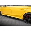 Maxton - Street Pro Rajouts Des Bas De Caisse Audi RS4 B8 Noir-Rouge