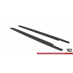 Maxton - Street Pro Rajouts Des Bas De Caisse Audi RS4 B8 Noir-Rouge