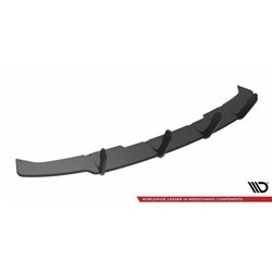 Maxton - Street Pro Central Diffuseur Arriere Audi RS4 B8 Noir-Rouge