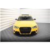 Maxton - Street Pro Lame Du Pare-Chocs Avant Audi RS4 B8 Noir-Rouge