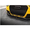Maxton - Street Pro Lame Du Pare-Chocs Avant Audi RS4 B8 Noir-Rouge