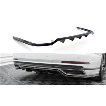 Maxton - Arriere Splitter (avec une barre verticale) Audi A8 S-Line D5