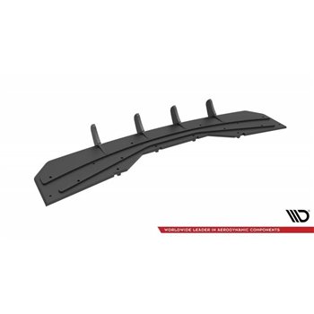 Maxton - Street Pro Central Diffuseur Arriere Audi A4 Competition B9 Rouge