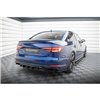 Maxton - Street Pro Central Diffuseur Arriere Audi A4 Competition B9 Noir