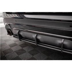 Maxton - Street Pro Central Diffuseur Arriere BMW X3 G01 Noir-Rouge