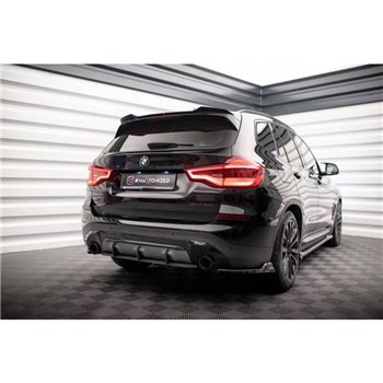 Maxton - Street Pro Central Diffuseur Arriere BMW X3 G01 Noir