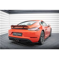 Maxton - Lames De Pare-Chocs Arrière Latérales Porsche 718 Cayman 982c 