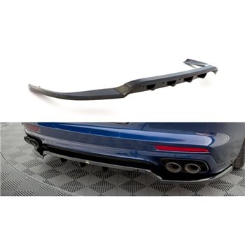 Maxton - Arriere Splitter (avec une barre verticale) Porsche Panamera GTS Sport Turismo 971 Facelift