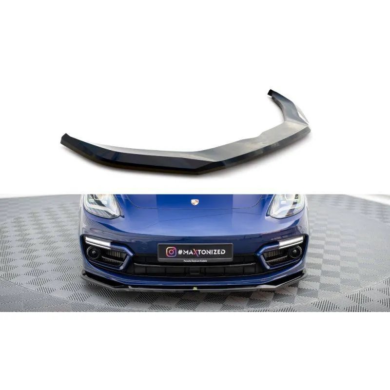 Maxton - Lame Du Pare-Chocs Avant V.1 Porsche Panamera E-Hybrid 971 Facelift