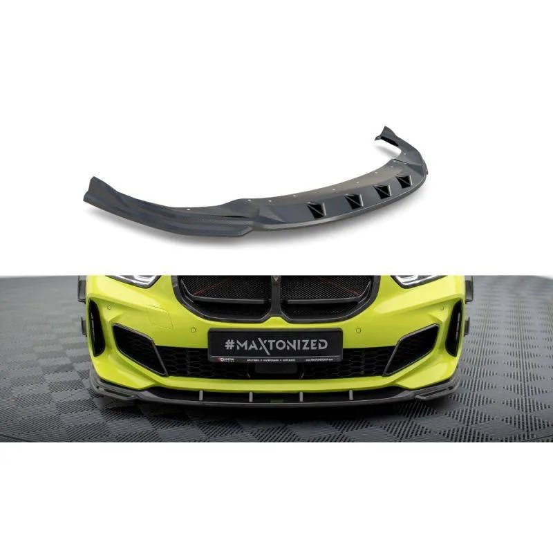 Maxton - Fibre de Carbone Lame Du Pare-Chocs Avant BMW 1 M-Pack / M135i / 128ti F40