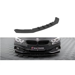Maxton - Street Pro Lame Du Pare-Chocs Avant BMW 4 Gran Coupe F36 Noir