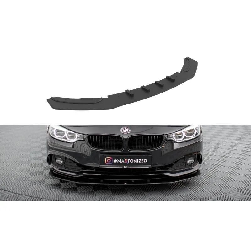 Maxton - Street Pro Lame Du Pare-Chocs Avant BMW 4 Gran Coupe F36 Noir