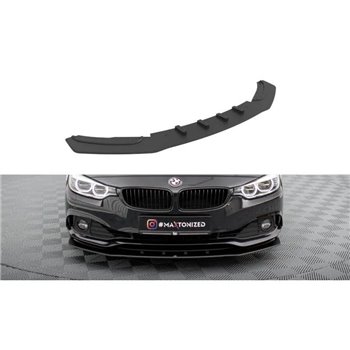 Maxton - Street Pro Lame Du Pare-Chocs Avant BMW 4 Gran Coupe F36 Noir-Rouge