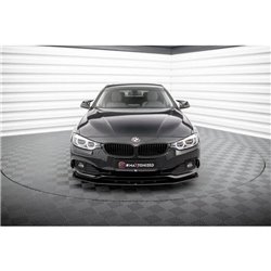 Maxton - Street Pro Lame Du Pare-Chocs Avant BMW 4 Gran Coupe F36 Noir-Rouge