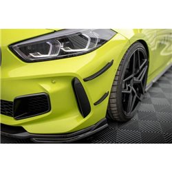 Maxton - Fibre de Carbone Avant Bumper Wings (Canards) Prepreg BMW 1 M-Pack / M135i / 128ti F40 