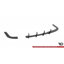 Maxton - Street Pro Central Diffuseur Arriere BMW 4 Gran Coupe F36 Noir-Rouge