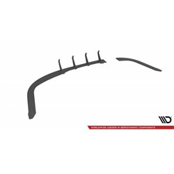 Maxton - Street Pro Central Diffuseur Arriere BMW 4 Gran Coupe F36 Noir-Rouge