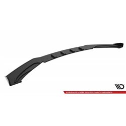 Maxton - Street Pro Lame Du Pare-Chocs Avant BMW 4 Gran Coupe F36 Noir-Rouge + Rabats Brillant
