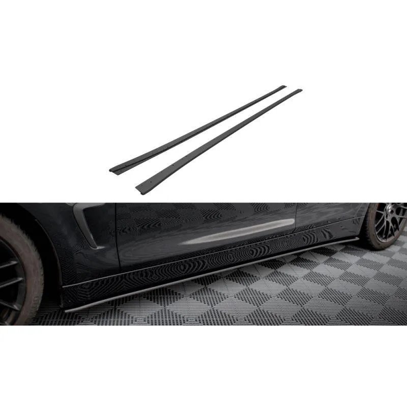 Maxton - Street Pro Rajouts Des Bas De Caisse BMW 4 Gran Coupe F36 Noir