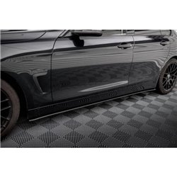 Maxton - Street Pro Rajouts Des Bas De Caisse BMW 4 Gran Coupe F36 Noir