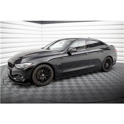 Maxton - Street Pro Rajouts Des Bas De Caisse BMW 4 Gran Coupe F36 Noir-Rouge