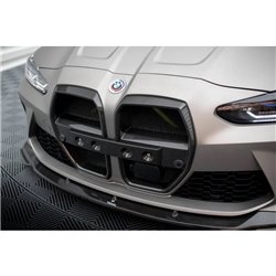 Maxton - Fibre de Carbone Avant Grill BMW M4 G82 / M3 G80 - version avec radar With ACC Sensor