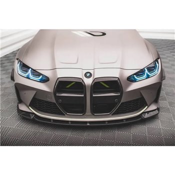 Maxton - Fibre de Carbone Avant Grill BMW M4 G82 / M3 G80 - version avec radar With ACC Sensor