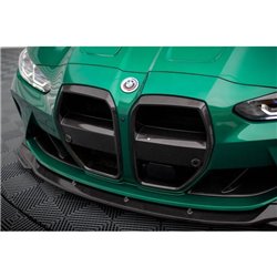 Maxton - Fibre de Carbone Avant Grill BMW M4 G82 / M3 G80 - version avec radar With ACC Sensor
