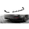 Maxton - Street Pro Lame Du Pare Chocs Arriere BMW 4 Gran Coupe F36 Rouge + Rabats Brillant