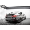 Maxton - Street Pro Lame Du Pare Chocs Arriere BMW 4 Gran Coupe F36 Rouge + Rabats Brillant