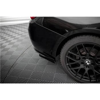 Maxton - Street Pro Lame Du Pare Chocs Arriere BMW 4 Gran Coupe F36 Rouge + Rabats Brillant