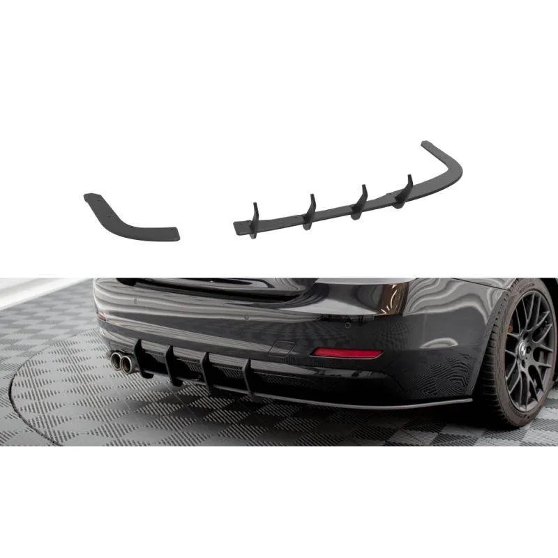Maxton - Street Pro Central Diffuseur Arriere BMW 4 Gran Coupe F36 Rouge