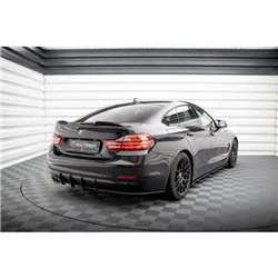 Maxton - Street Pro Central Diffuseur Arriere BMW 4 Gran Coupe F36 Rouge