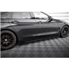 Maxton - Street Pro Rajouts Des Bas De Caisse BMW 4 Gran Coupe F36 Noir-Rouge + Rabats Brillant